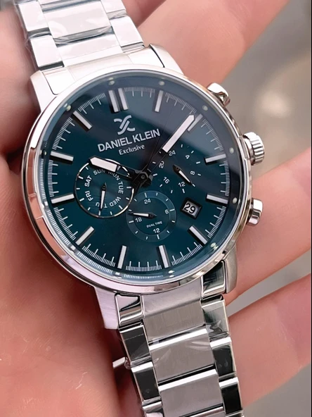 Daniel Klein İç Fonksiyonları Aktif 30 Mt Suya Dayanıklı 2 Yıl Garantili Erkek Kol Saati FG.14230.6 - Resim 4