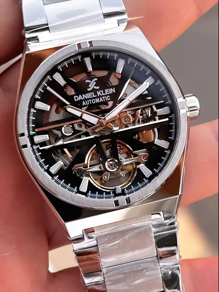 Daniel Klein Otomatik Erkek Kol Saati 30 Metre Suya Dayanıklı Çelik Kordon + Bileklik Hediyeli  VS.BLKT.0706 ürün görseli