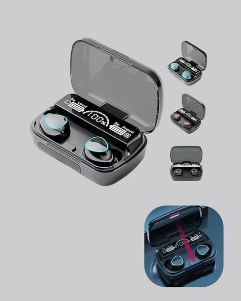 Bluetooth 5.1 M10 TWS Kulaklık Ergonomik Tasarım Yüksek Ses Kaliteli - Resim 2