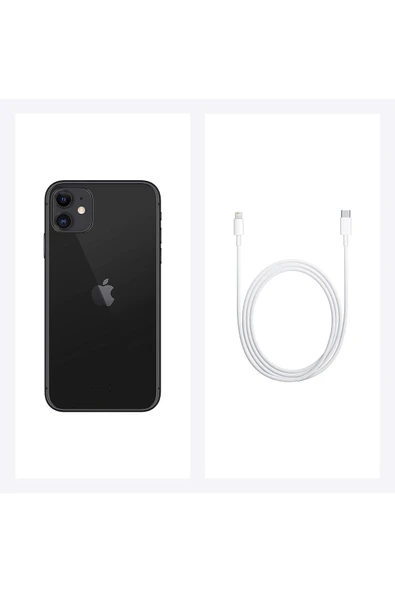Apple iPhone 11 64 GB Siyah Cep Telefonu Aksesuarsız Kutu (Apple Türkiye Garantili) - Resim 4