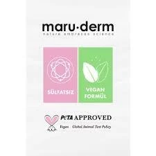 Maruderm Kepeğe Karşı Etkili Sülfatız Şampuan Normal Yağlı Saçlar Sülfatsız Tuzsuz Vegan 400 ml - Resim 2