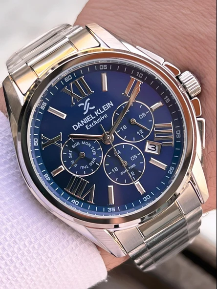 Daniel Klein İç Fonksiyonları Aktif 30 Mt Suya Dayanıklı 2 Yıl Garantili Erkek Kol Saati FG.14222.2 - Resim 2