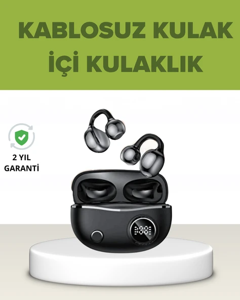 Açık Kulak Tasarımlı Bluetooth 5.4 Kablosuz Kulaklık – Uzun Pil Ömrü ürün görseli 1