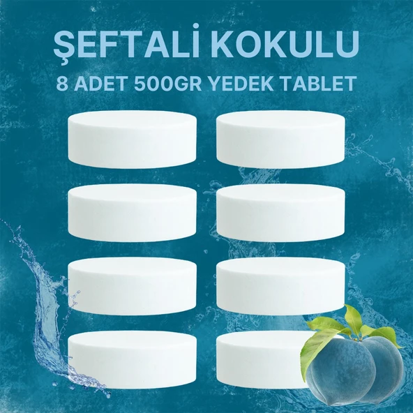 4 Adet 2x500 gr Nem Alıcı Rutubet Ve Küf Önleyici Yedek Tablet Şeftali ürün görseli