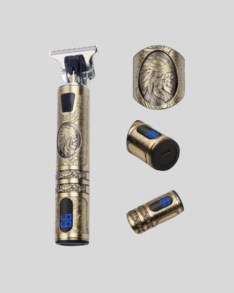 Şarjlı Kablosuz Tıraş Makinesi – 1800 mAh Batarya, Uzun Pil Ömrü, Profesyonel Sessiz Motor - Resim 3