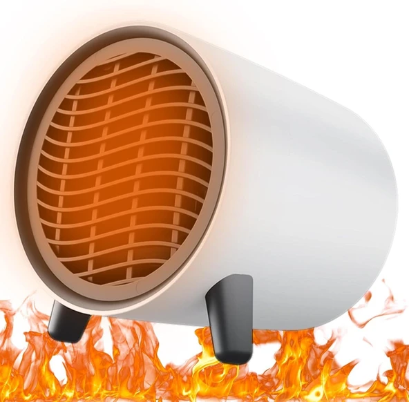 ZCSXK Yüksek Çıkışlı Isıtıcı, Dayanıklı ve Sağlam Kişisel Isıtıcı, Ev Odası Ofis sı Kapalı Kullanım için Küçük Isıtıcı Fan ürün görseli 1