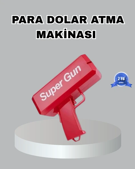 Para Saçma Makinesi Kırmızı Model 100’lü  Para Hediyeli ürün görseli