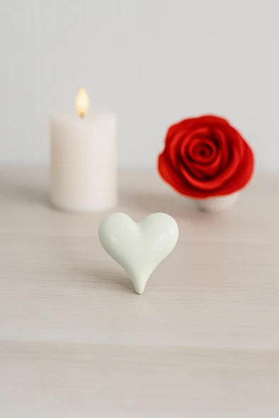 Kalp Figür 6x5cm - Resim 2