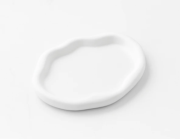 Dekoratif Oval Sunumluk Tabak 24x16cm ürün görseli