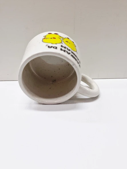 Kankam da Kankam Yazılı Civciv Desenli Mini Seramik Kupa ürün görseli 1