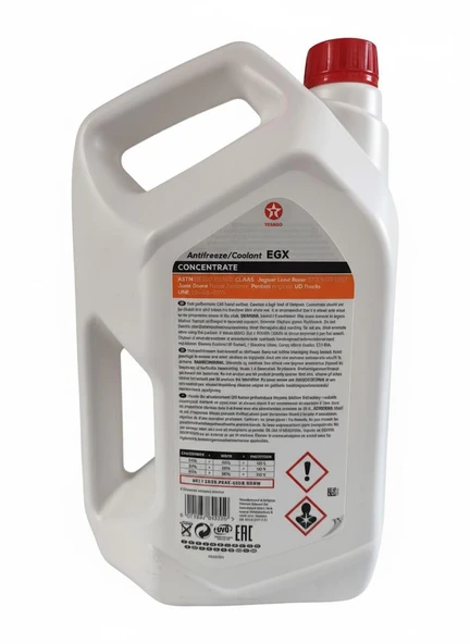 TEXACO EGX CONCENTRATE ANTIFREEZE/COOLANT 5 LİTRE - Resim 2