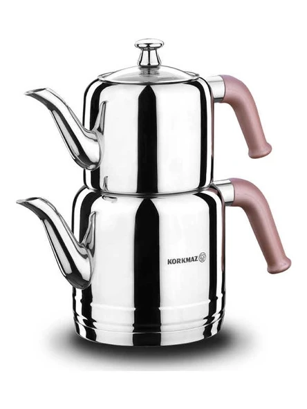 Korkmaz Riva A189-01 Rose Gold Çelik Çaydanlık ürün görseli