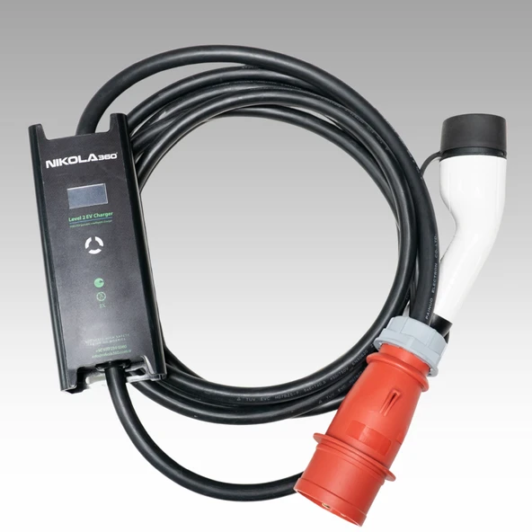 Nicola 360 Mobil Elektirikli Araç Şarj Aparatı 22kw Tüm Elektirikli Araçlara Uyumlu Taşınabilir Çanta Hediyeli - Resim 2
