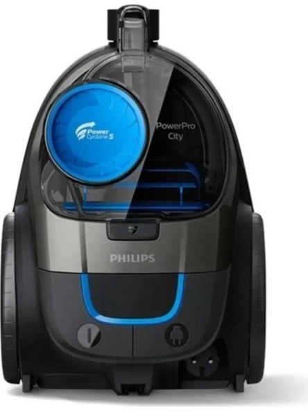 PHİLİPS PowerPro City FC9332/07 Toz Torbasız Süpürge - Yüksek Emiş Gücü, HEPA Filtre ve 1.5 L Toz Haznesi ile Ev Tipi Kullanım için - Resim 2
