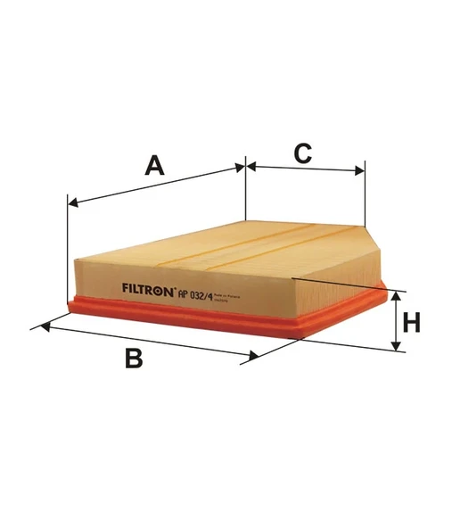 AP032/4 - Hava Filtresi - Filtron - Resim 2