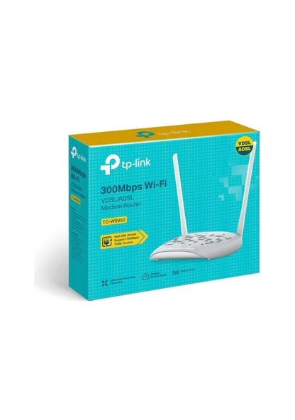TP-Link TD-W9950 4 Port 300 Mbps VDSL2 Modem - Resim 3