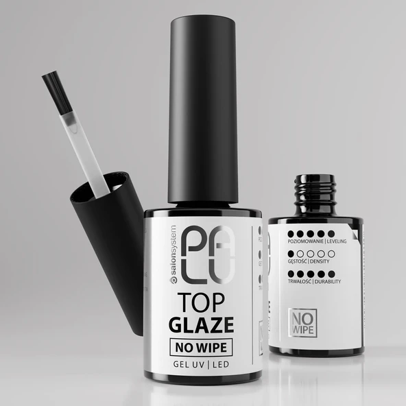 PALU Top Glaze No Wipe Yapışkan Katsız Top Coat 11g - Resim 2