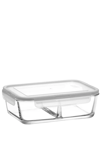 Lav fresco saklama kabı - 2 bölmeli saklama kabı 1650 ml tekli - Resim 2