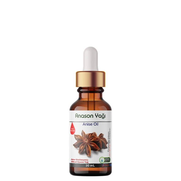 Dolar Kimya Anason Yağı - 30 mL (Uçucu Yağ,Buhardanlık Esansı,Oda Kokusu) ürün görseli