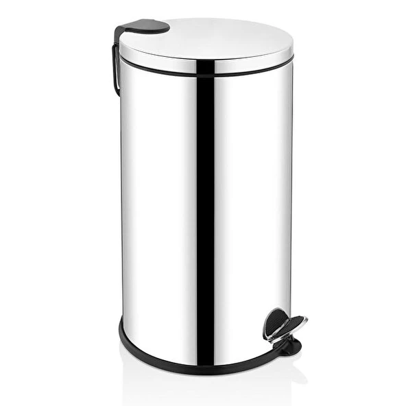 Pedallı Paslanmaz Çöp Kovası 40 Litre ürün görseli