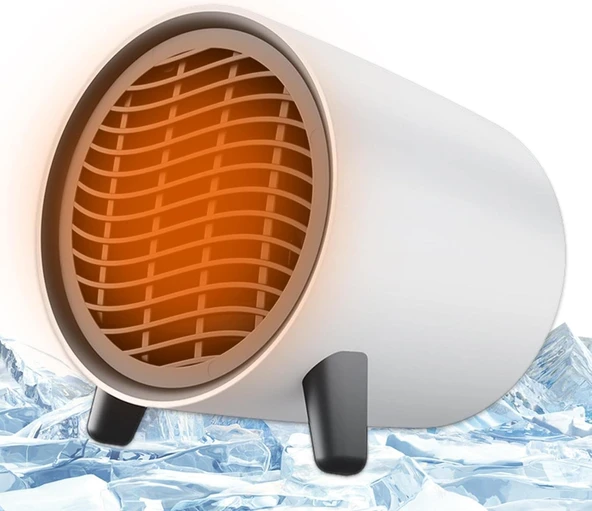 ZCSXK Yüksek Çıkışlı Isıtıcı, Dayanıklı ve Sağlam Kişisel Isıtıcı, Ev Odası Ofis sı Kapalı Kullanım için Küçük Isıtıcı Fan - Resim 2