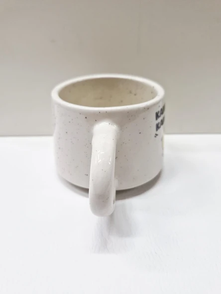 Kankam da Kankam Yazılı Civciv Desenli Mini Seramik Kupa - Resim 2