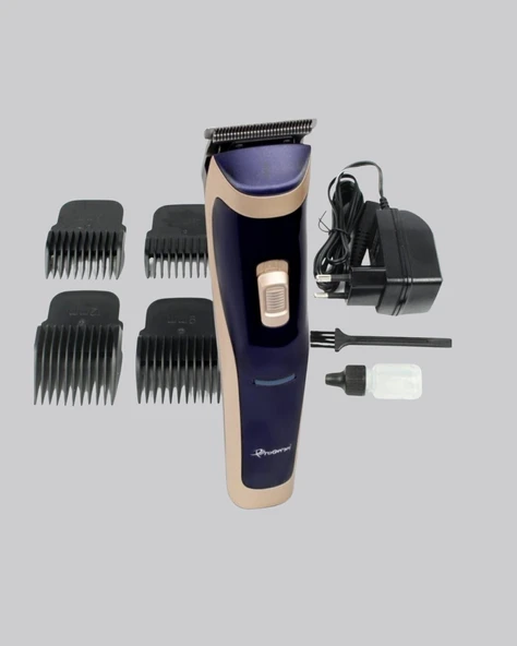 Profesyonel Şarjlı Saç ve Sakal Kesme Makinesi – Unisex, 12 mm Ayarlanabilir Başlık - Resim 2