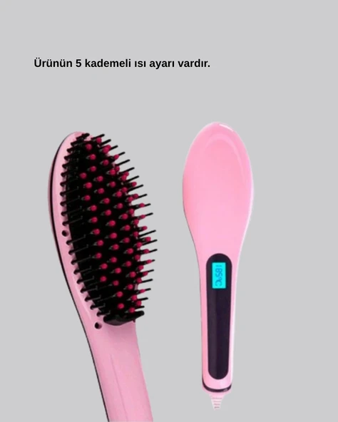 Seramik Plakalı Elektrikli Saç Düzleştirici – Hızlı Isınma, Uzun Kablo, 25W–39W Güç - Resim 5