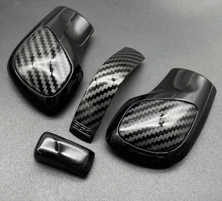 Golf 7 7.5 Leon 2013/2020 Passat B8 B7 2013-2020 Karbon Desenli Dsg Vites Topuzu Yenileme 4 Parça - Resim 2