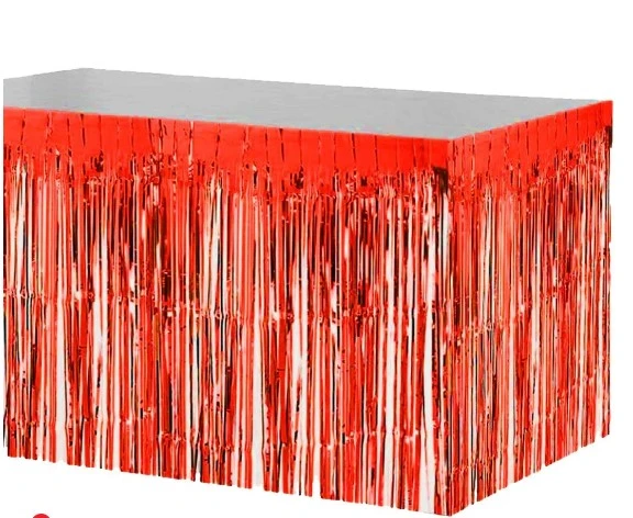 Kırmızı Masa Eteği - Resim 2