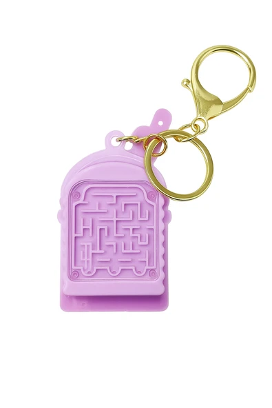 Mini Hesap Makinesi Labirent Oyunlu Fonksiyonlu Sevimli Anahtarlık  Öğrenci Hediyelik Oyuncak - Resim 2