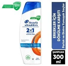 head and shoulders Head & Shoulders 2-1 Erkeklere Özel Dökülme Karşıtı Şampuan 72 Saat Kepeksiz ürün görseli 1
