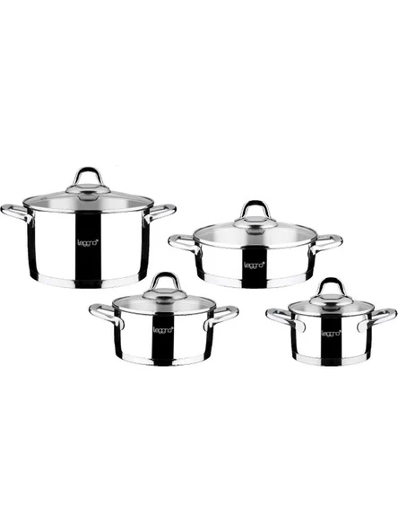 LE-UNQ1171SET4 8 Prc Unıque Suzgeclı Celık Tencere Setı - Resim 2