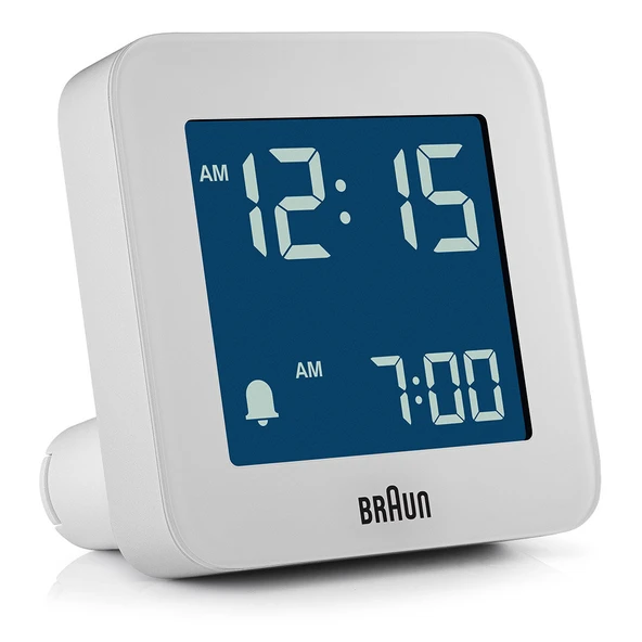BRAUN BC09W BEYAZ DİJİTAL ALARMLI MASA SAATİ - Resim 4
