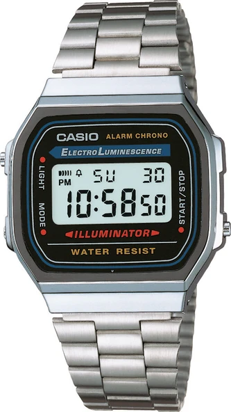 CASIO A168WA-1WDF RETRO ERKEK KOL SAATİ ürün görseli