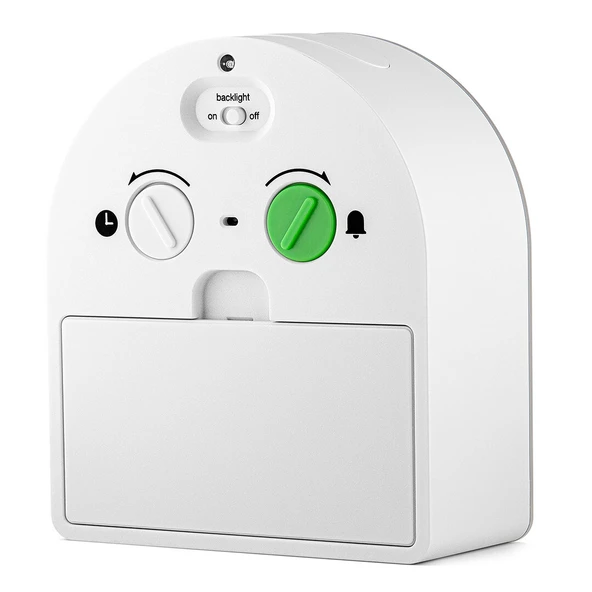 BRAUN BC22TW BEYAZ TIME TEACHERS ANALOG ALARMLI MASA SAATİ ürün görseli