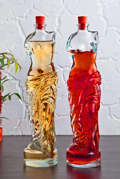 Venüs Yağdanlık - Kadın Figürlü Sirkelik Sosluk 200 ML 2li Set ürün görseli