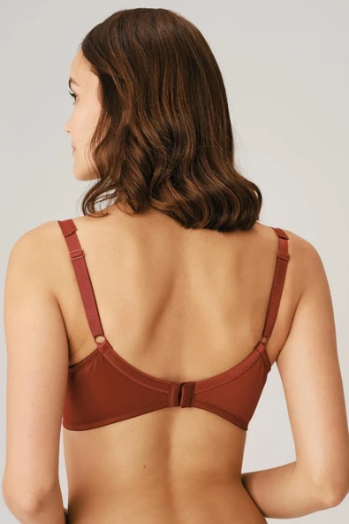 MDB MdbShop Balenli Desteksiz Dolgusuz Toparlayıcı Günlük Klasik Küçültücü Sütyen - Resim 2