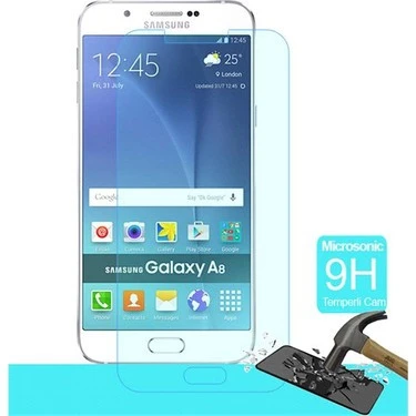 TNX EslifeTech26 Samsung Galaxy A8 Uyumlu Temperli Cam Ekran Koruyucu ürün görseli 1