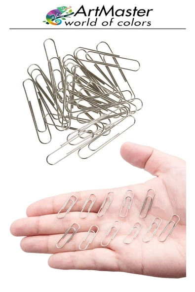 Metal Ataç 28mm 500 Lü 1 Paket Nikel Kaplama 20 Sayfa Kapasiteli Metal Ataş Ofis Okul Büro Dayanıklı Paslanmaz - Resim 5