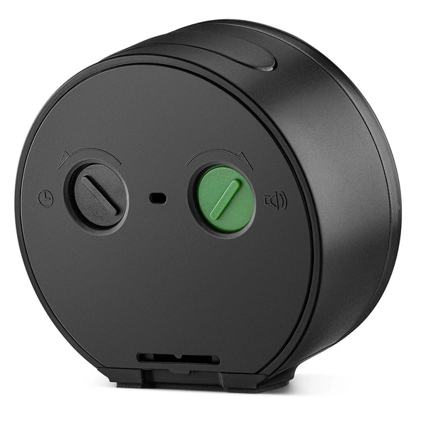 BRAUN BC12BW SİYAH-BEYAZ KLASİK ANALOG ALARMLI MASA SAATİ - Resim 2