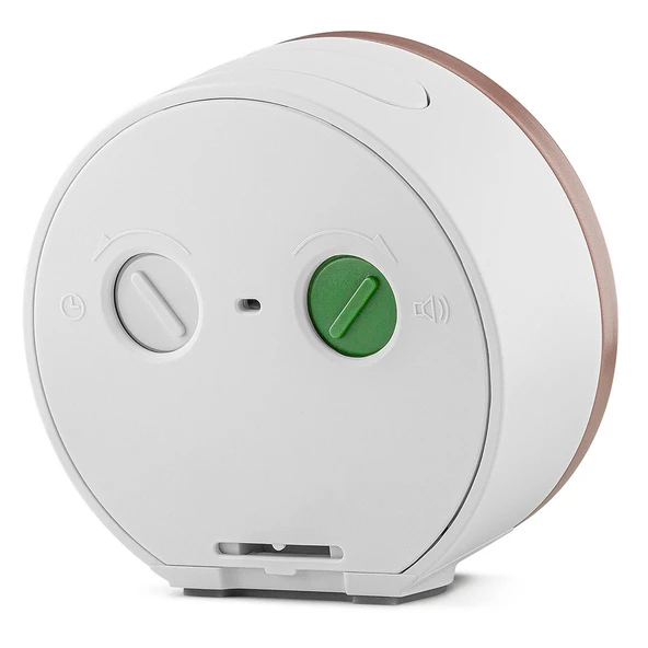 BRAUN BC12PW PEMBE-BEYAZ KLASİK ANALOG ALARMLI MASA SAATİ - Resim 5