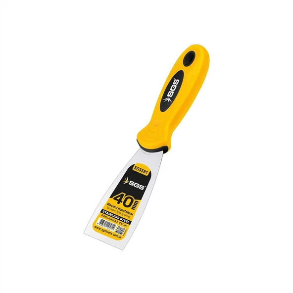 SGS 581 Spatula Paslanmaz Çelik 40 mm ürün görseli 1
