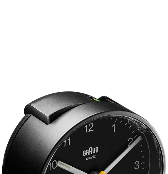 BRAUN BC01B SİYAH KLASiK ANALOG ALARMLI MASA SAATİ - Resim 4