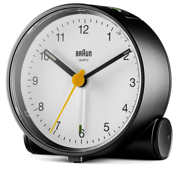 BRAUN BC01W BEYAZ KLASİK ANALOG ALARMLI MASA SAATİ - Resim 2