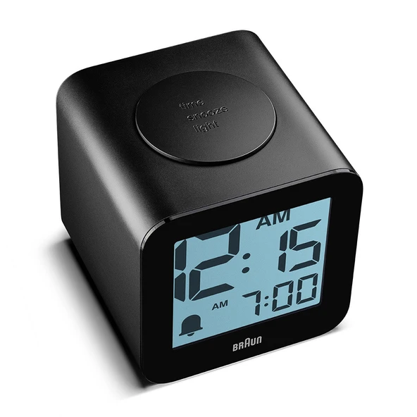 BRAUN BC25BP SİYAH TIME SPEAKING DİJİTAL ALARMLI MASA SAATi - Resim 3