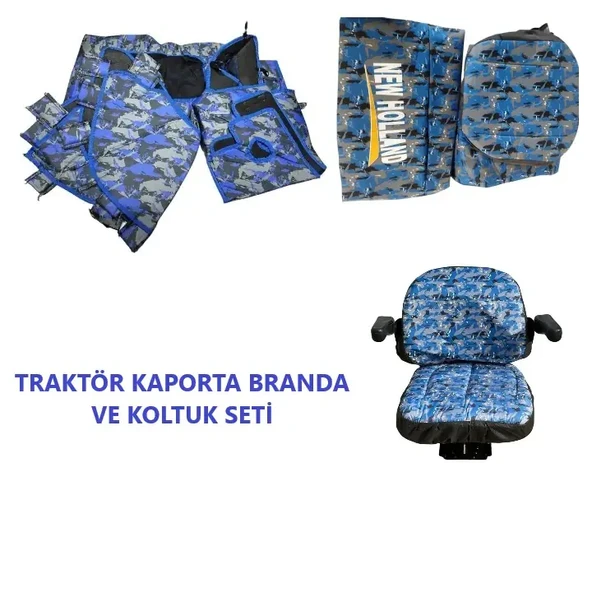 New Holland TT 60 Tarla Tipi Traktör Kılıfı Branda ürün görseli 1