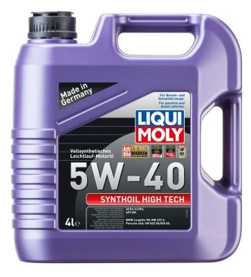 Liqui Moly Synthoil High Tech 5W-40 4 lt Motor Yağı ürün görseli 1