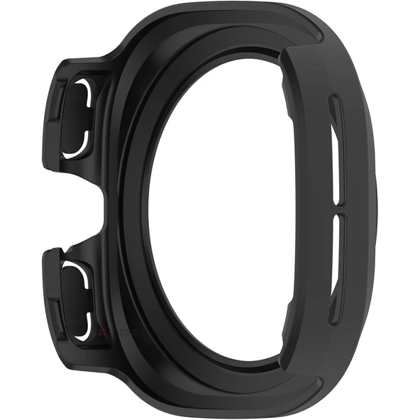 Samsung Galaxy Watch Ultra 47mm İle Uyumlu Güçlendirilmiş 360 Kasa Koruyucu  Siyah - Resim 5