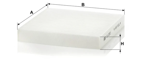 CU 2253 - Kabin hava filtresi -  MANN FILTER - Resim 2